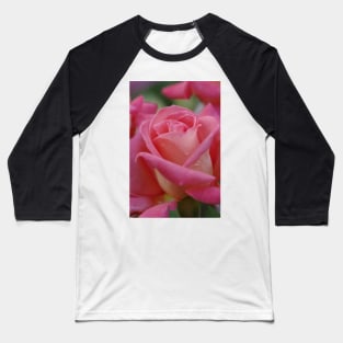 Pink Rose Baseball T-Shirt